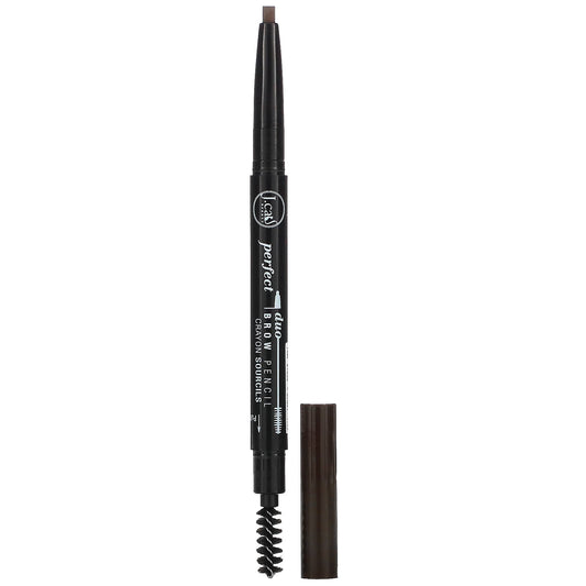 J.Cat Beauty-Perfect Duo Brow Pencil-BDP107 Dark Brown-0.009 oz (0.25 g)