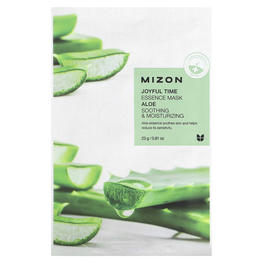 Mizon-Joyful Time Essence Beauty Mask-Aloe-1 Sheet-0.81 oz (23 g)