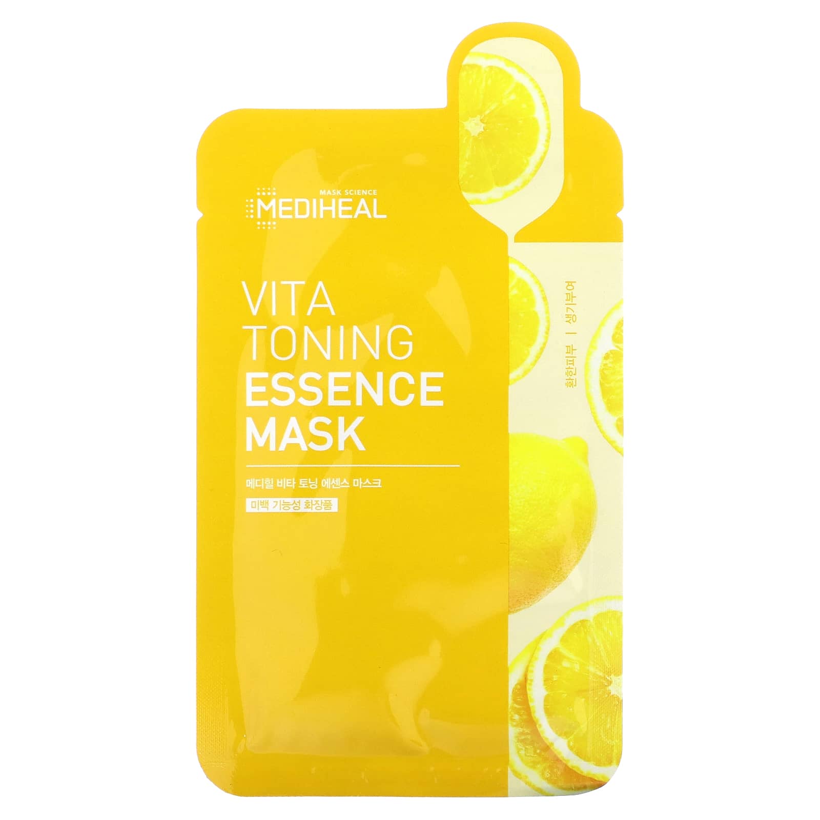 MEDIHEAL-Vita Toning Essence Beauty Mask-1 Sheet-0.68 fl oz (20 ml)