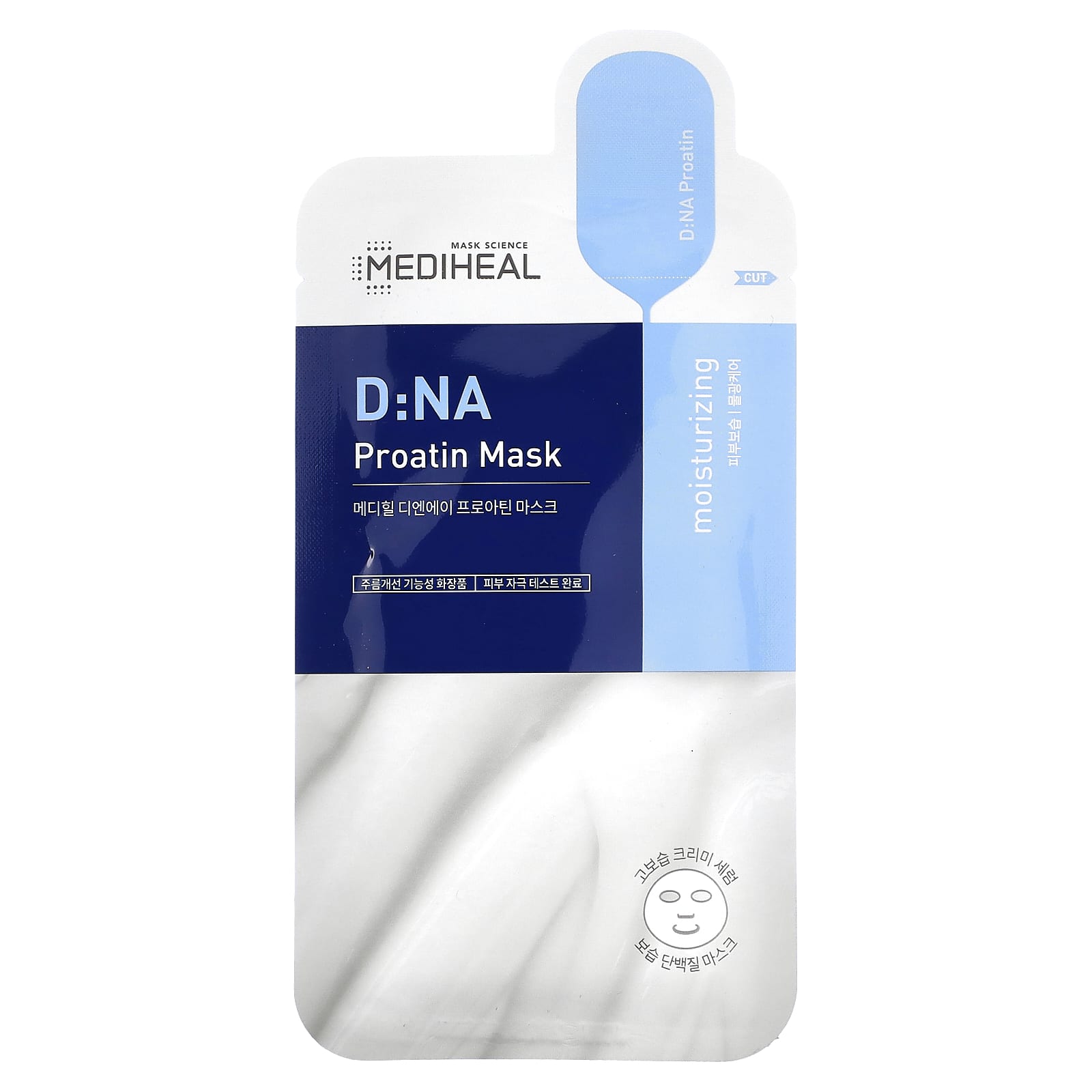 MEDIHEAL-D:NA Proatin Beauty Mask-1 Sheet-0.81 fl oz (25 ml)