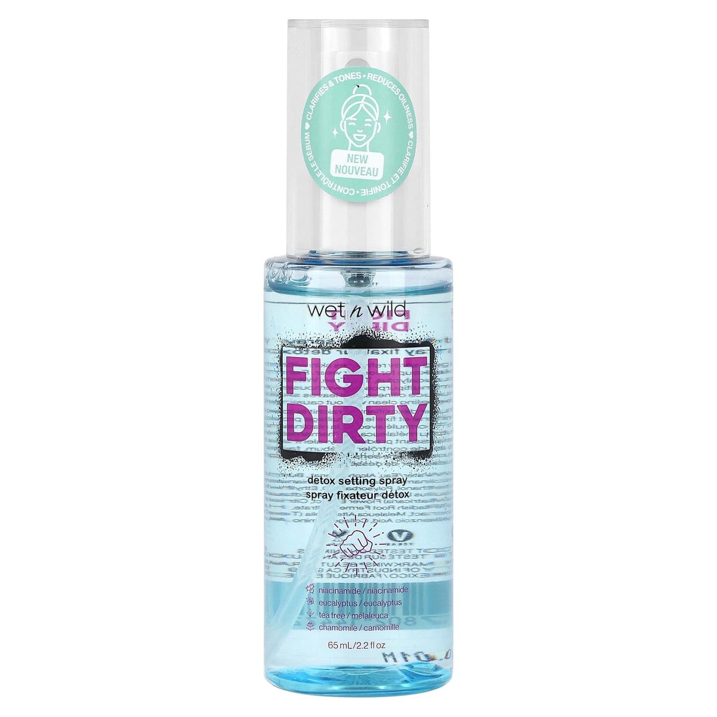 wet n wild-Fight Dirty-Detox Setting Spray-2.2 fl oz (65 ml)