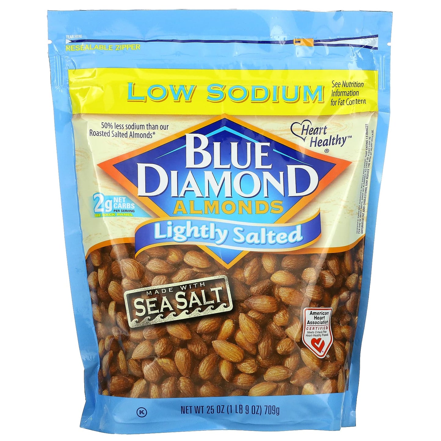 Blue Diamond-Almonds-Lightly Salted-25 oz (709 g)