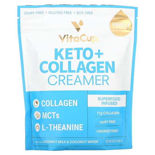 VitaCup-Keto + Collagen Creamer-Vanilla-10 oz (284 g)