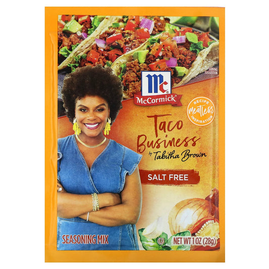 McCormick-Taco Business by Tabitha Brown-Salt Free-1 oz (28 g)