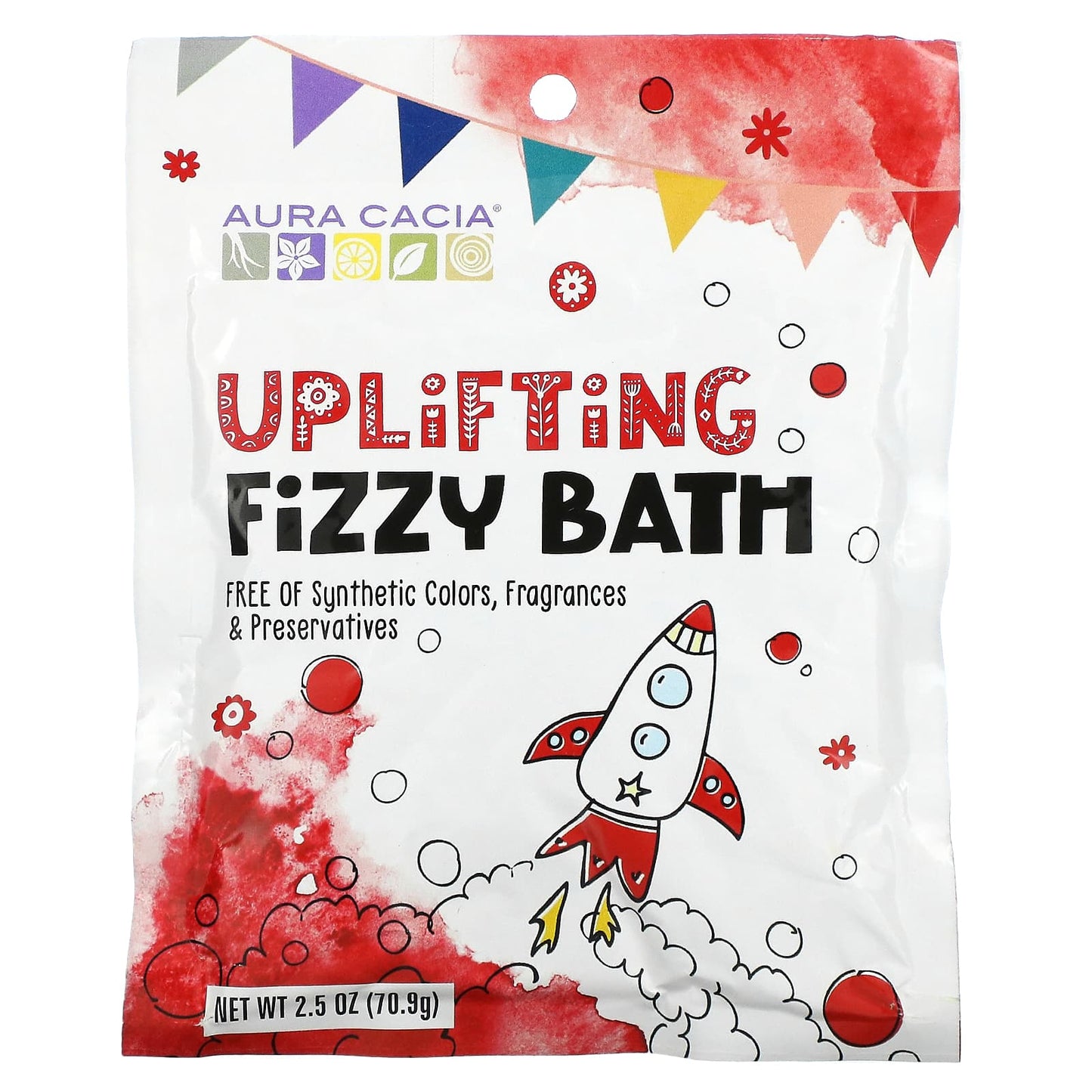 Aura Cacia-Kids-Fizzy Bath-Uplifting-2.5 oz (70.9 g)