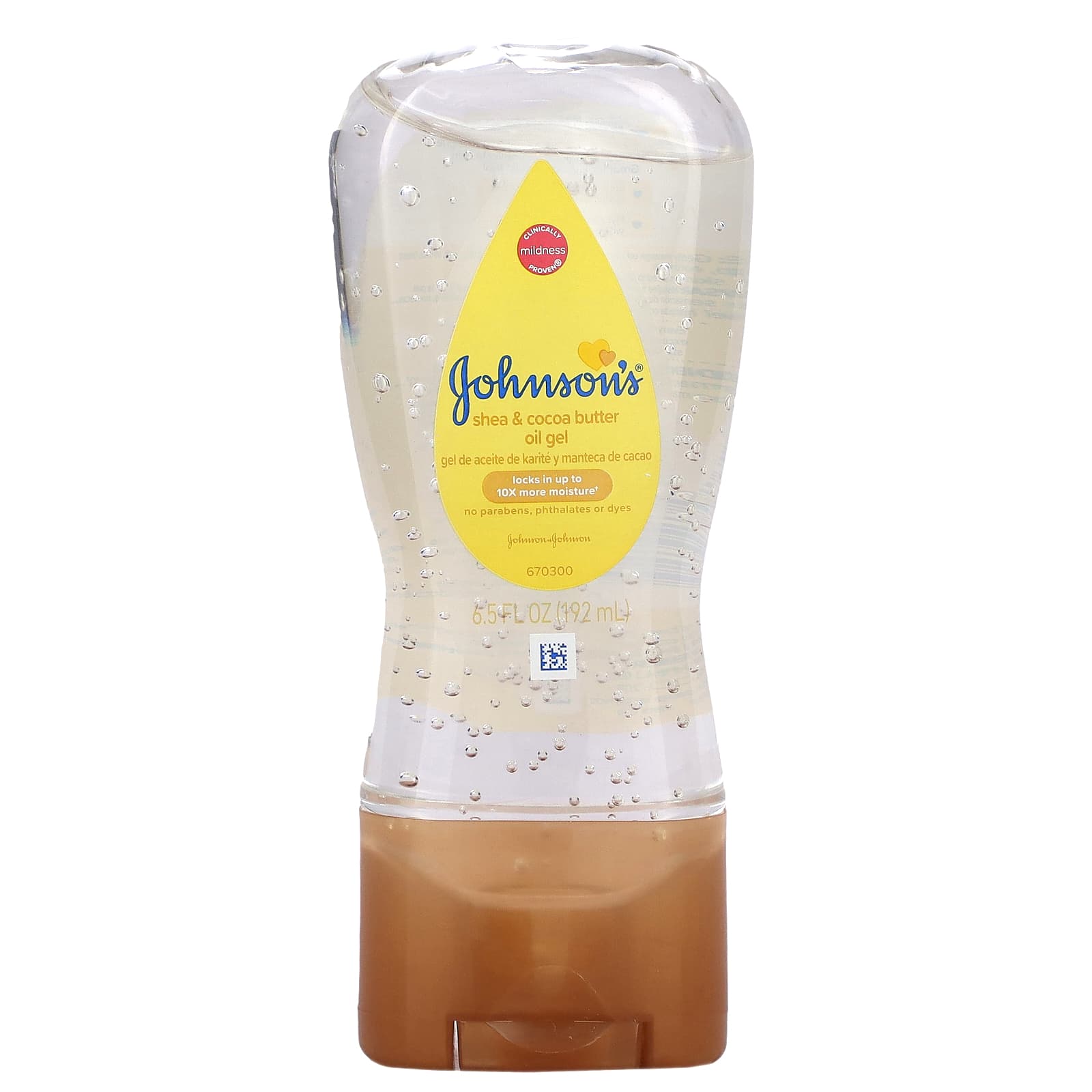 Johnson's Baby-Shea & Cocoa Butter Oil Gel-6.5 fl oz (192 ml)