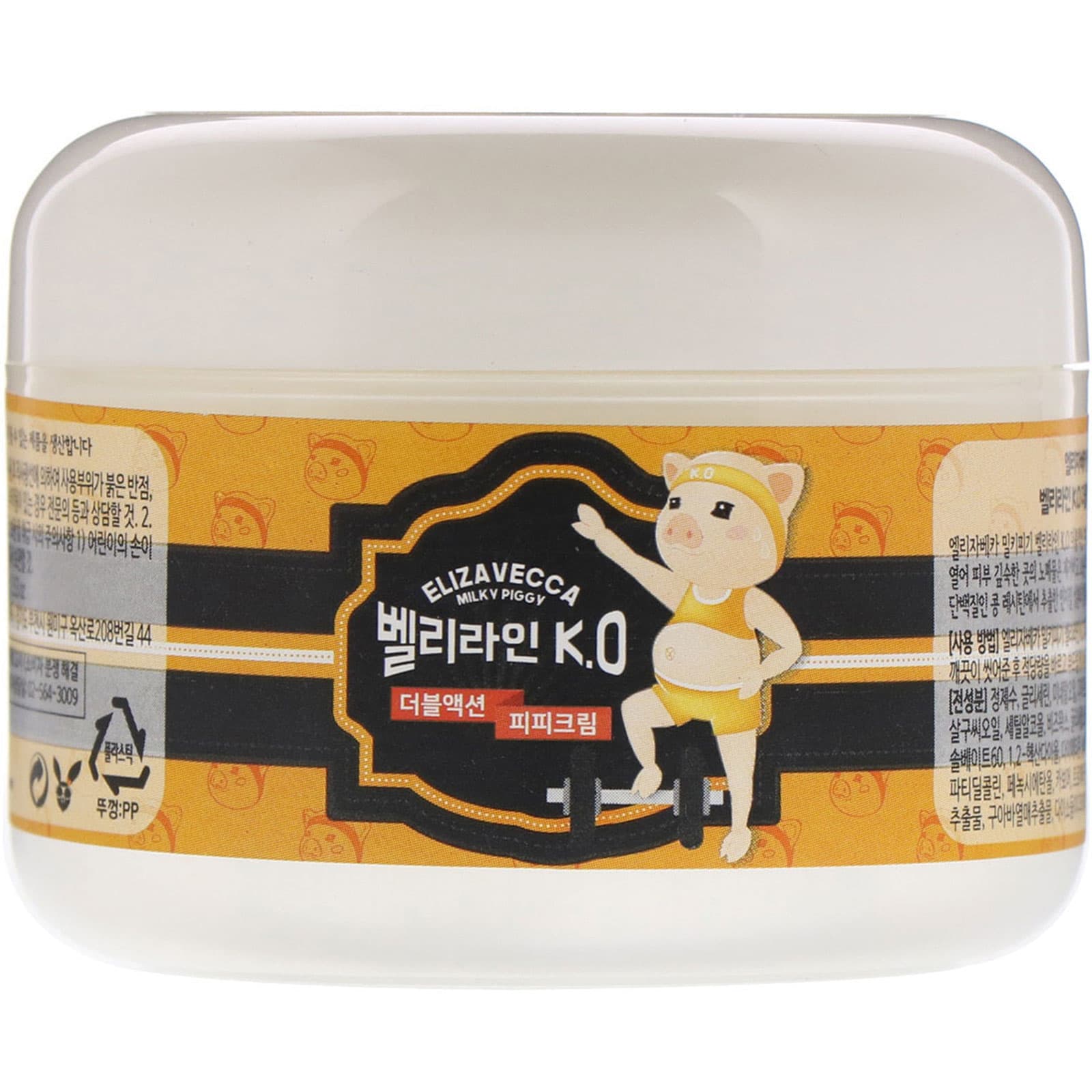 Elizavecca-Milky Piggy-Belly Line K.O. Double Action P.P. Cream-3.53 oz (100 g)