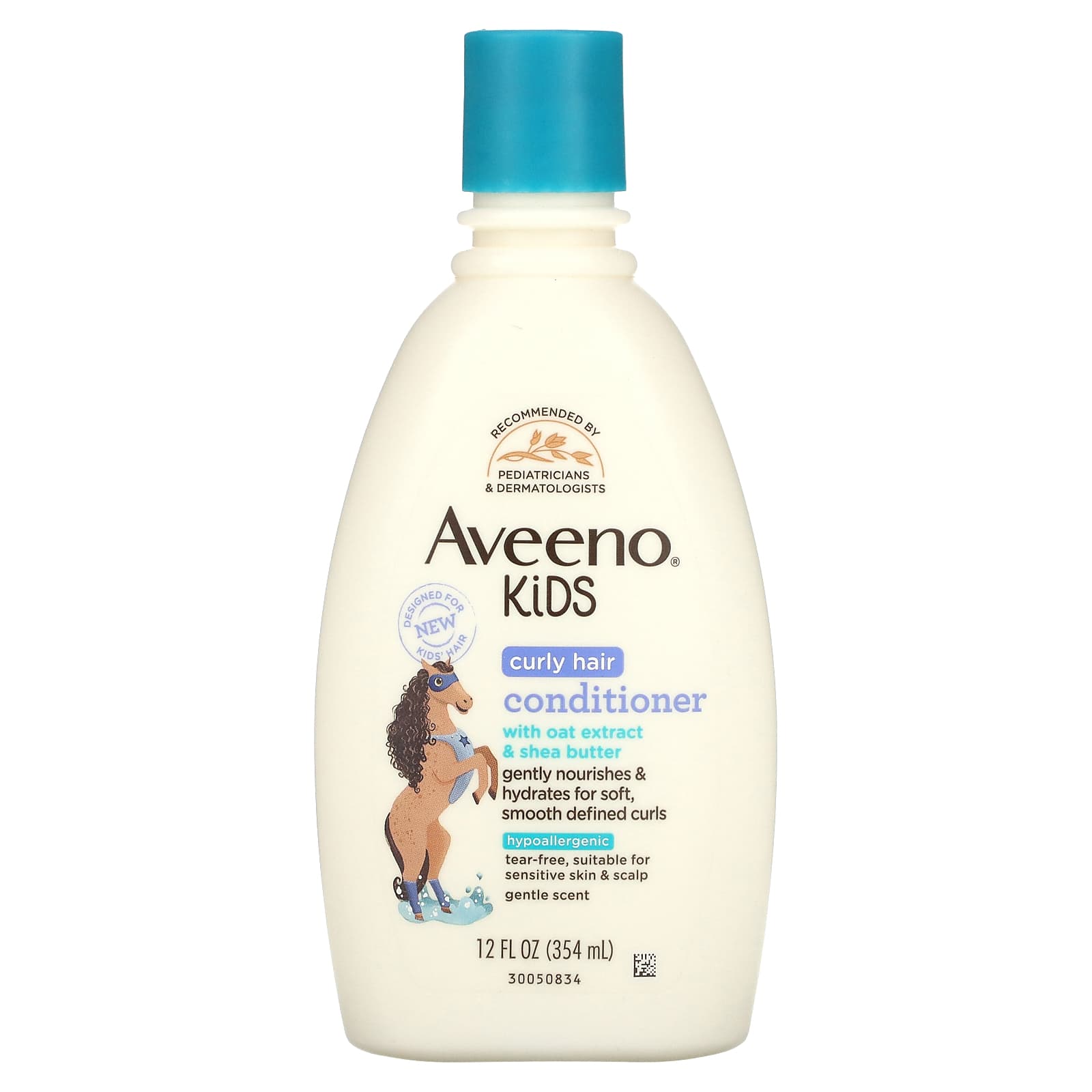 Aveeno-Kids-Curly Hair Conditioner with Oat Extract & Shea Butter -12 fl oz (354 ml)