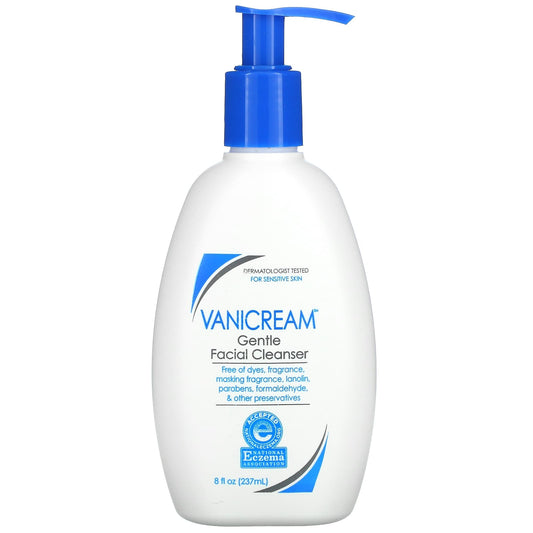 Vanicream-Gentle Facial Cleanser-For Sensitive Skin-Fragrance Free-8 fl oz (237 ml)