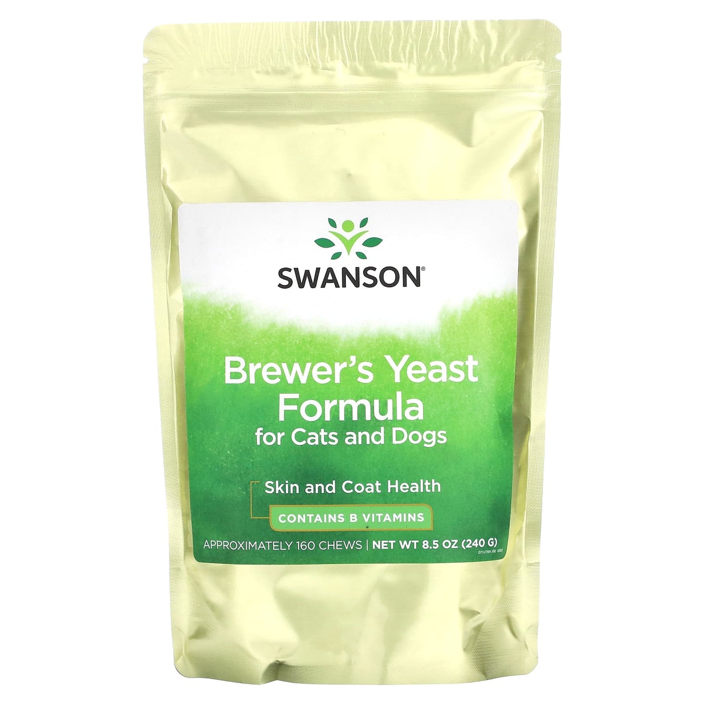 Swanson-Brewer's Yeast Formula For Cats and Dogs-Approximately 160 Chews-8.5 oz (240 g)