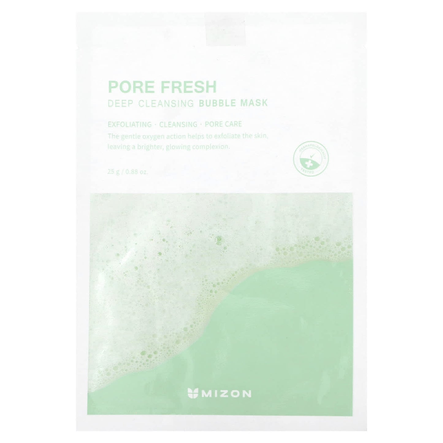 Mizon-Pore Fresh-Deep Cleansing Bubble Beauty Mask-1 Sheet Mask-0.88 oz (25 g)