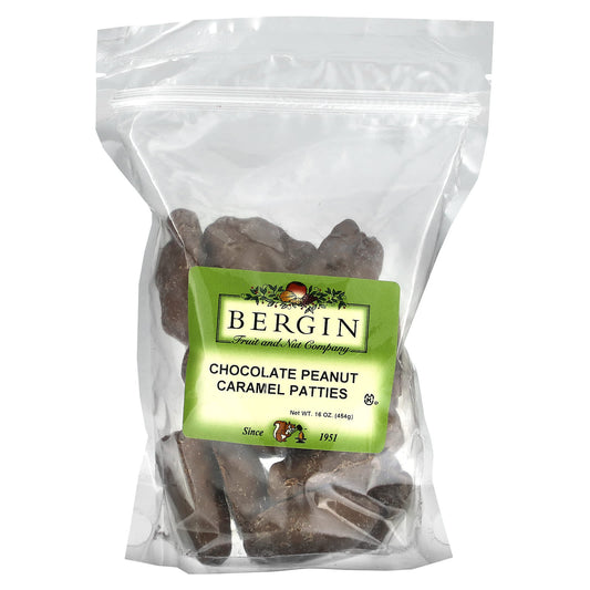 Bergin Fruit and Nut Company-Chocolate Peanut Caramel Patties -16 oz (454 g)