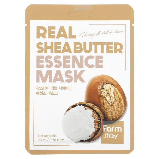 Farmstay-Real Shea Butter Essence Beauty Mask-1 Sheet Mask-0.78 fl oz (23 ml)