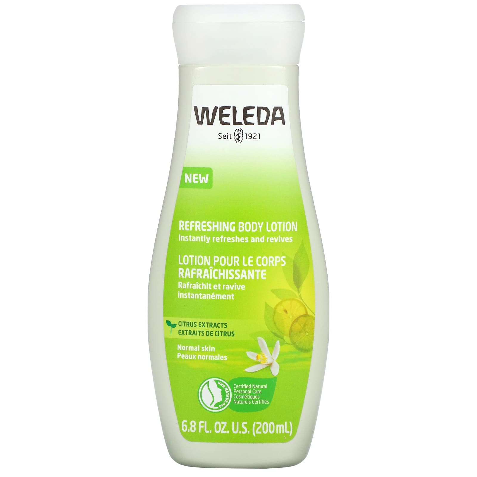 Weleda-Refreshing Body Lotion-Citrus Extracts-6.8 fl oz (200 ml)