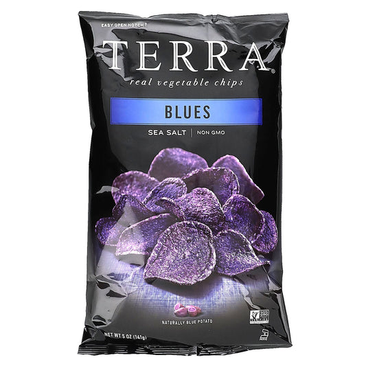 Terra-Real Vegetable Chips-Blues-Sea Salt-5 oz (141 g)