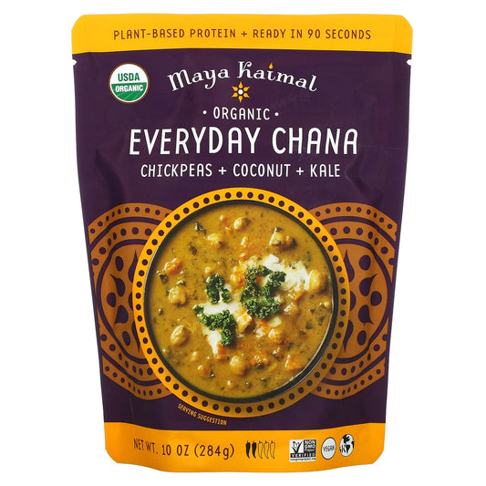 Maya Kaimal-Organic Everyday Chana-Chickpeas + Coconut + Kale-10 oz (284 g)