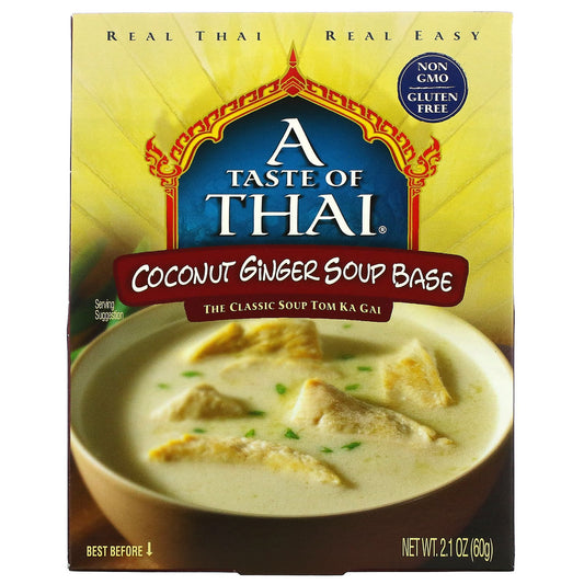 A Taste Of Thai-Coconut Ginger Soup Base-2.1 oz (60 g)