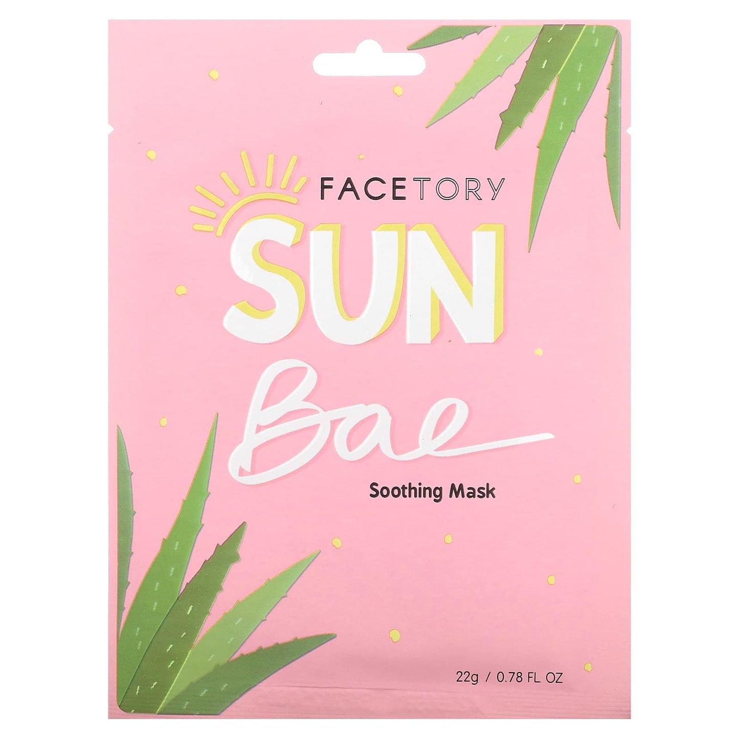 FaceTory-Sun Bae Soothing Beauty Mask-1 Sheet-0.78 fl oz (22 g)