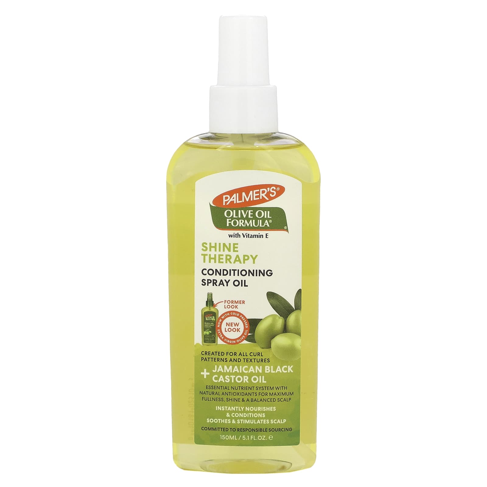 Palmer's-Olive Oil Formula with Vitamin E-Shine Therapy Conditioning Spray Oil-5.1 fl oz (150 ml)