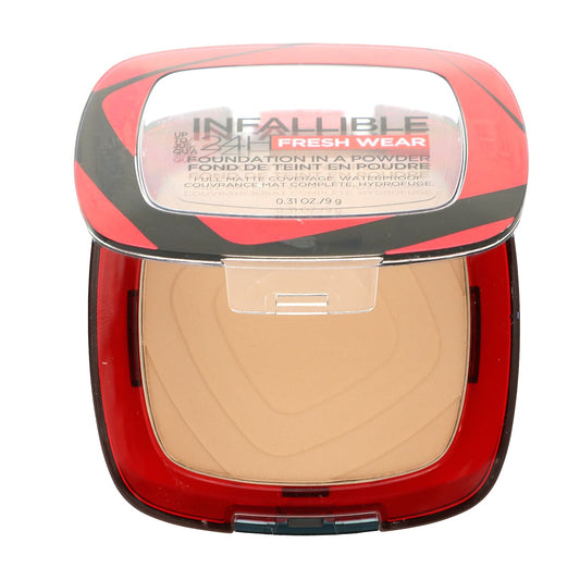 L'Oréal-Infallible 24H Fresh Wear-Foundation In A Powder-125 Ivory Buff- 0.31 oz (9 g)