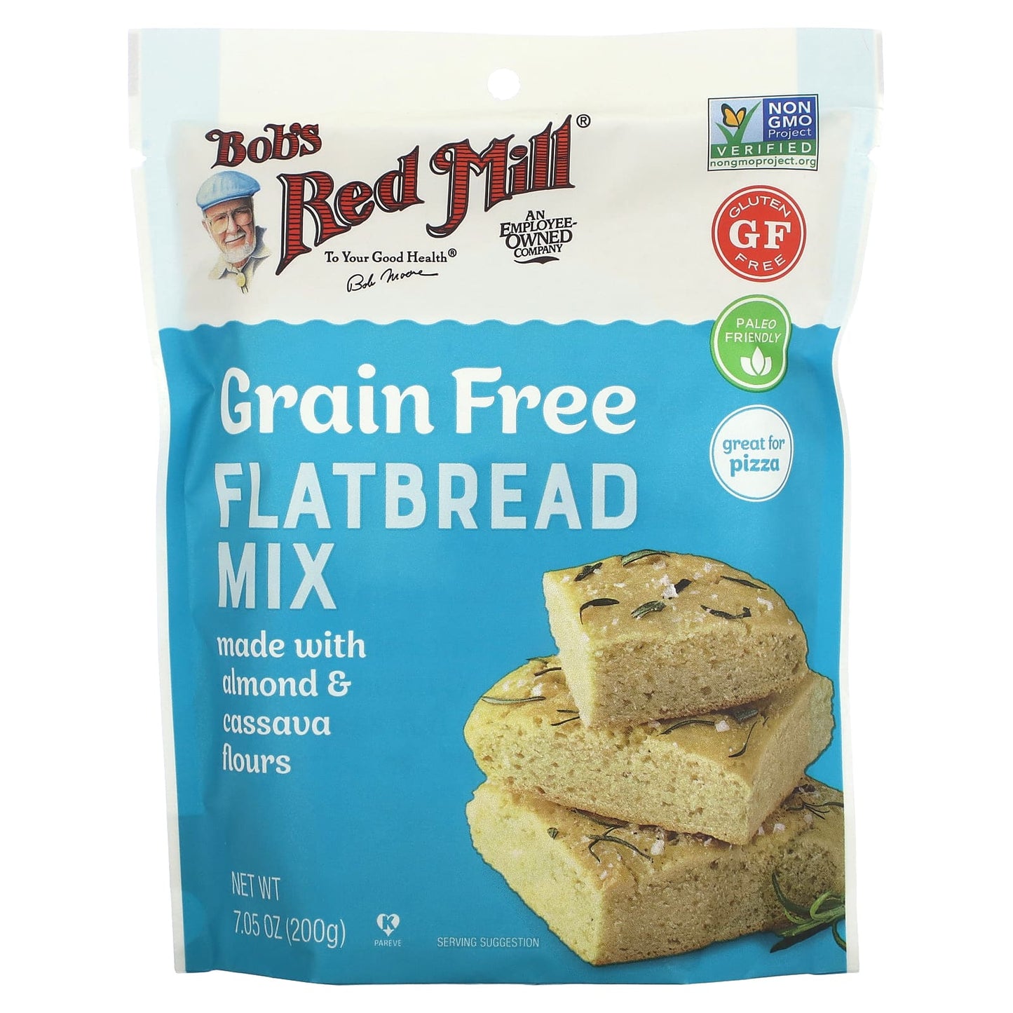 Bob's Red Mill-Grain Free Flatbread Mix-7.05 oz (200 g)