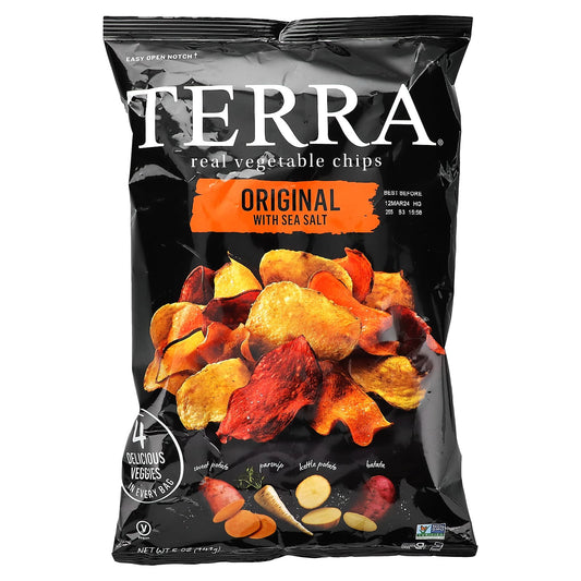 Terra-Real Vegetable Chips-Original With Sea Salt-5 oz (141 g)