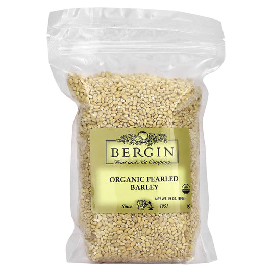 Bergin Fruit and Nut Company-Organic Pearled Barley-21 oz (596 g)