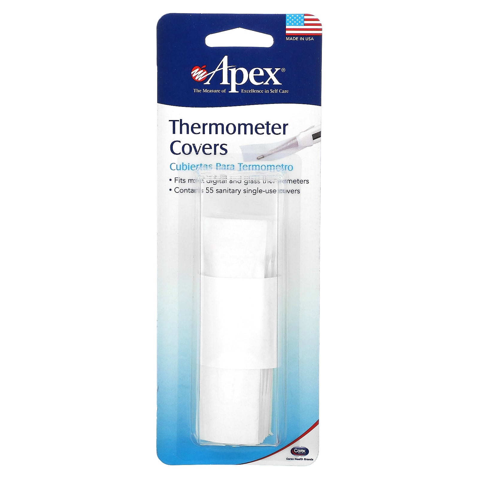 Apex-Thermometer Covers-55 Sanitary Single-Use Covers