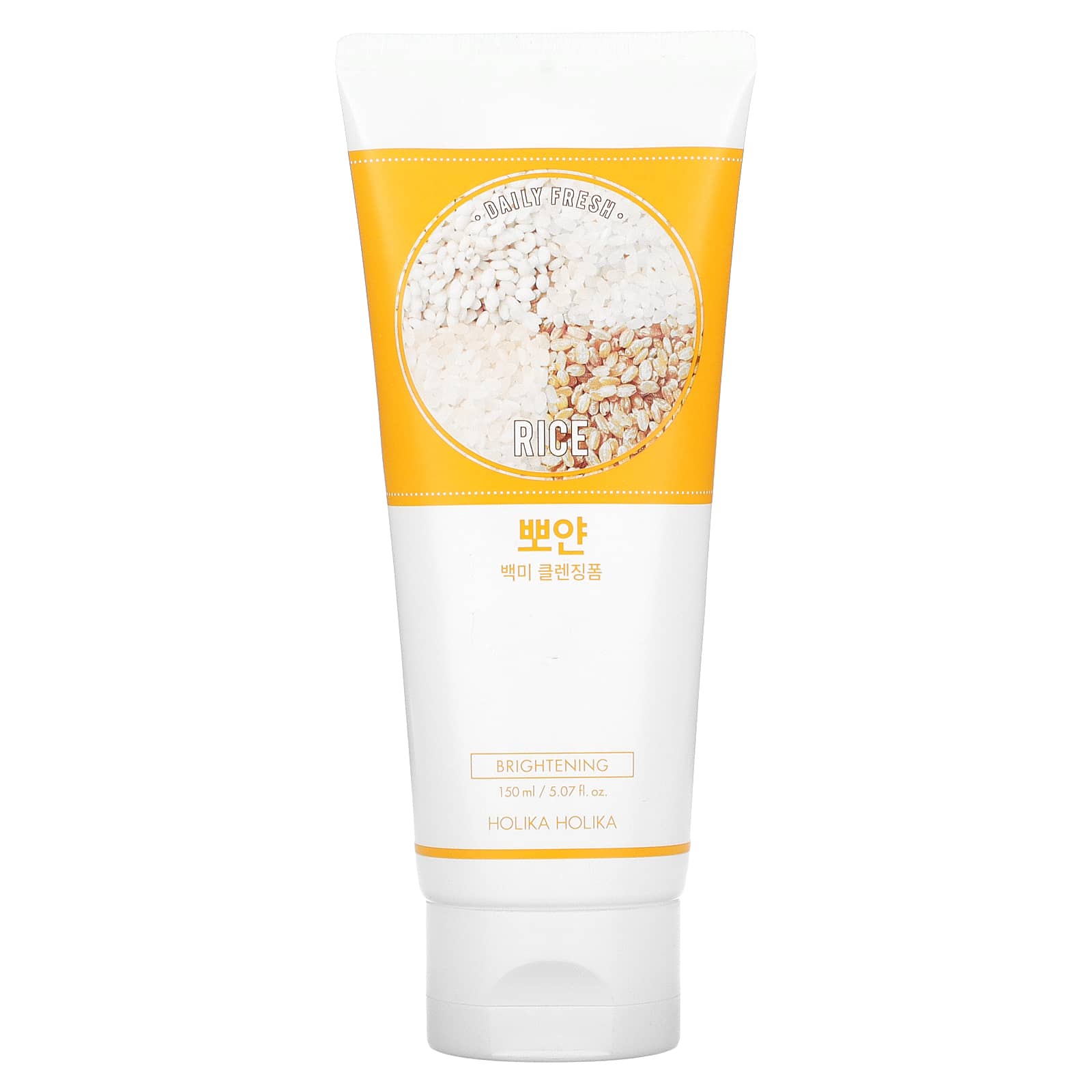 Holika Holika-Daily Fresh Rice Cleansing Foam-5.07 fl oz (150 ml)