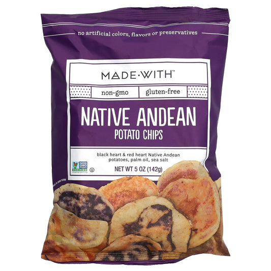 Made With-Native Andean Potato Chips-5 oz (142 g)