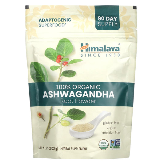 Himalaya-100% Organic Ashwagandha Root Powder-7.9 oz (225 g)