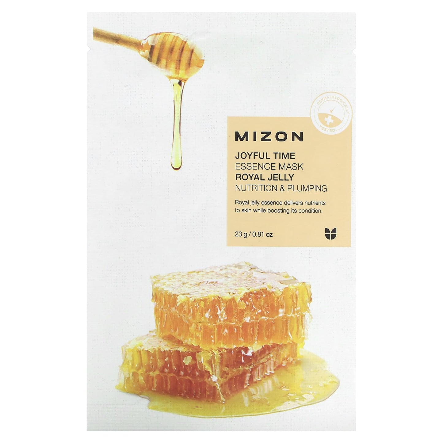 Mizon-Joyful Time Essence Beauty Mask-Royal Jelly-1 Sheet-0.81 oz (23 g)