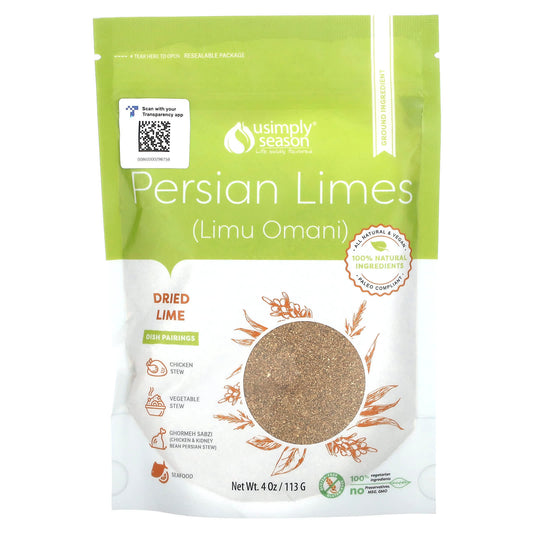 USimplySeason-Persian Limes-Dried Lime-Ground-4 oz (113 g)