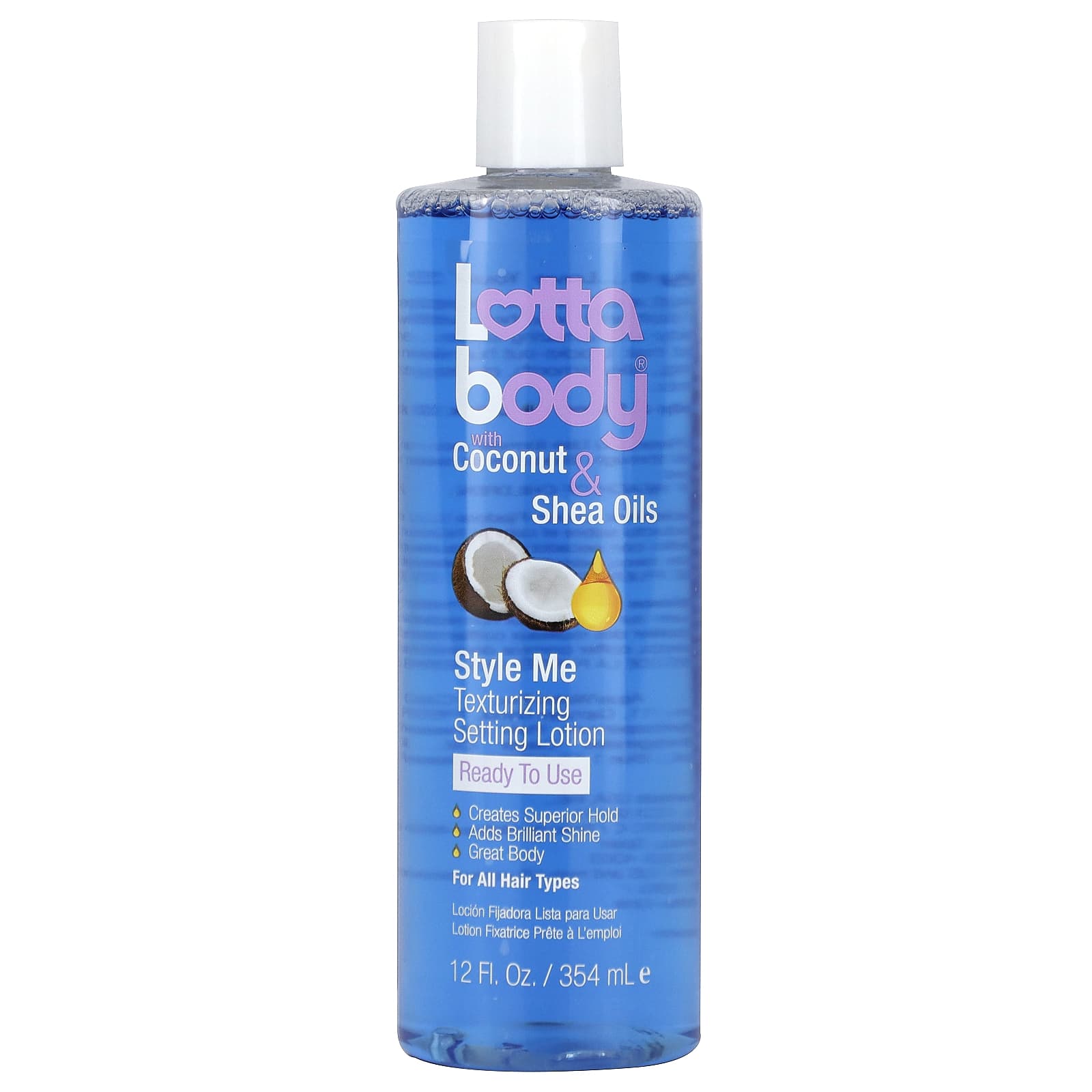 Lottabody-Style Me-Texturizing Setting Lotion-For All Hair Types-12 fl oz (354 ml)