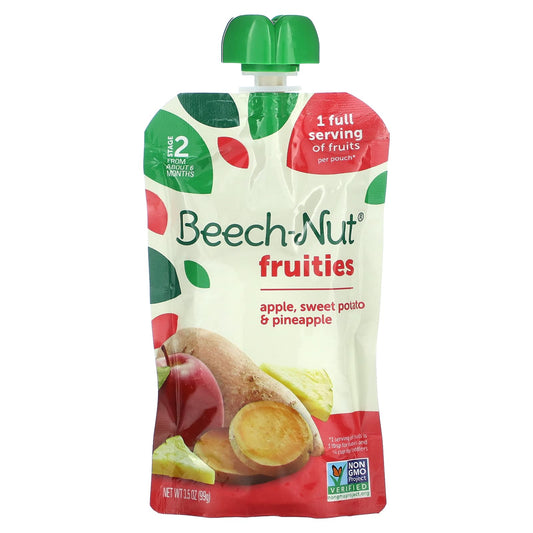 Beech-Nut-Fruities-6+ Months-Apple-Sweet Potato & Pineapple-3.5 oz (99 g)