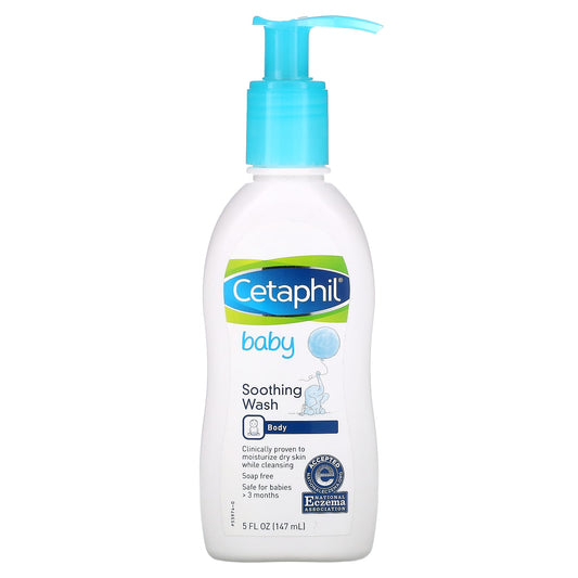 Cetaphil-Baby-Soothing Wash-5 fl oz (147 ml)