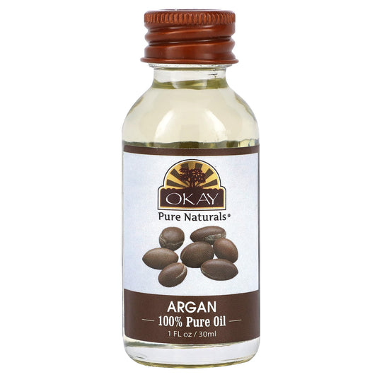 Okay Pure Naturals-100% Pure Oil-Argan -1 fl oz (30 ml)