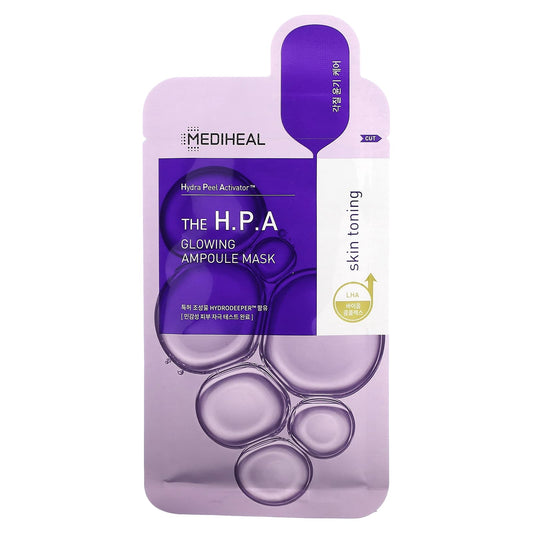 MEDIHEAL-The H.P.A-Glowing Ampoule Beauty Mask-0.84 fl oz (25 ml)