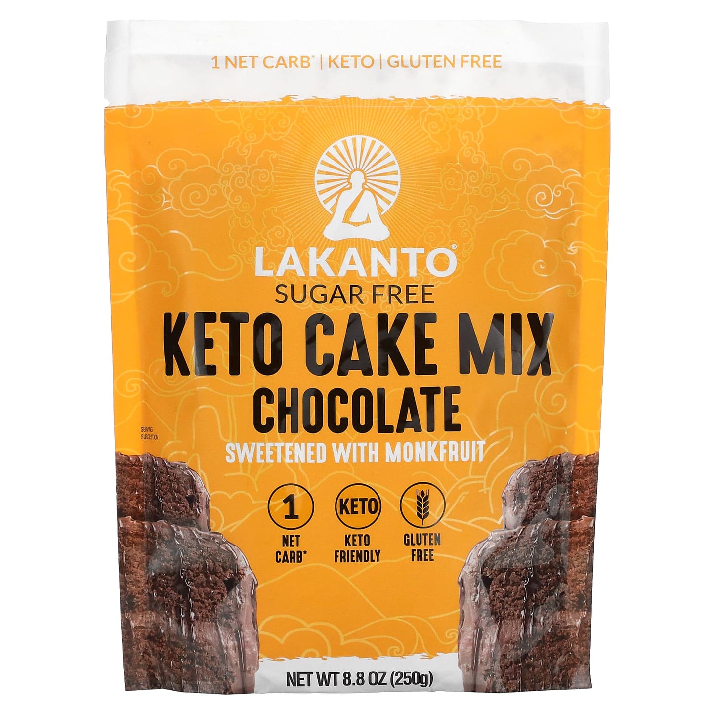 Lakanto-Keto Cake Mix-Chocolate-8.8 oz (250 g)