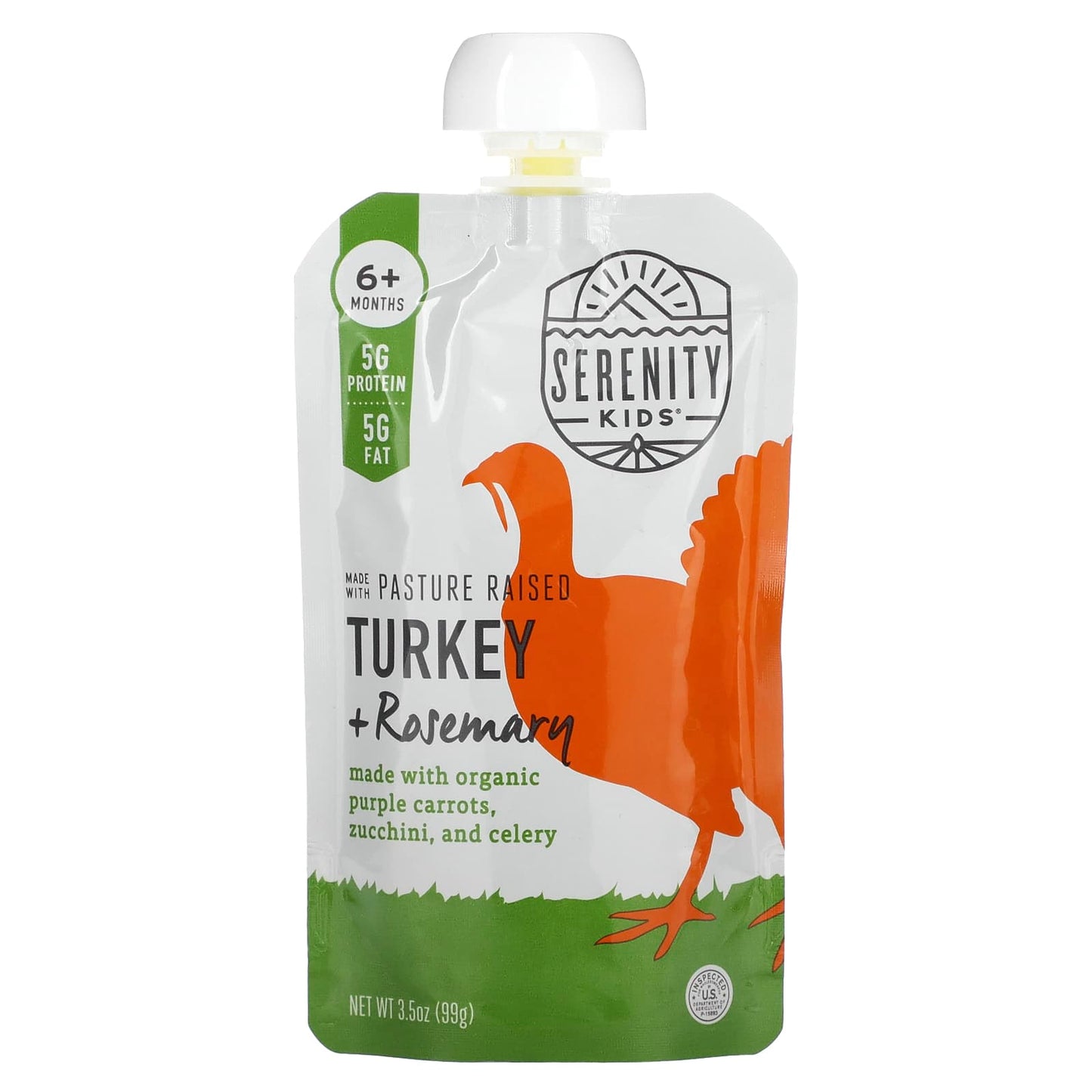 Serenity Kids-Turkey with Rosemary-6+ Months-3.5 oz (99 g)