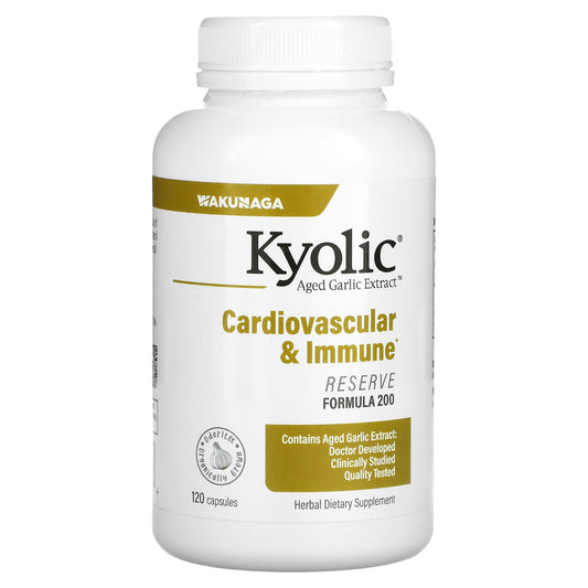 Kyolic-Aged Garlic Extract-Cardiovascular & Immune-120 Capsules