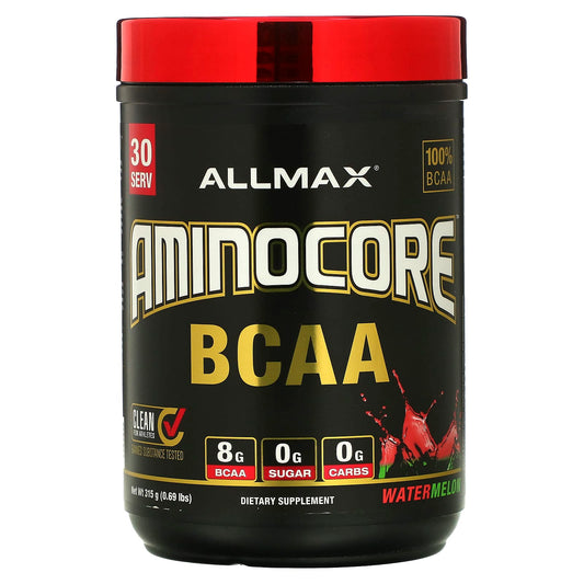 ALLMAX-AMINOCORE BCAA-Watermelon-0.69 lbs (315 g)