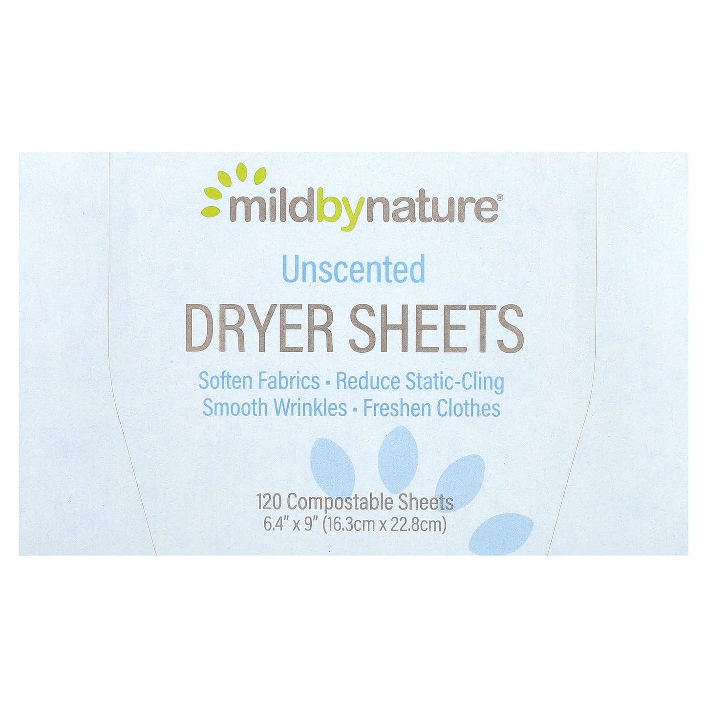 Mild By Nature-Dryer Sheets-Unscented-120 Sheets