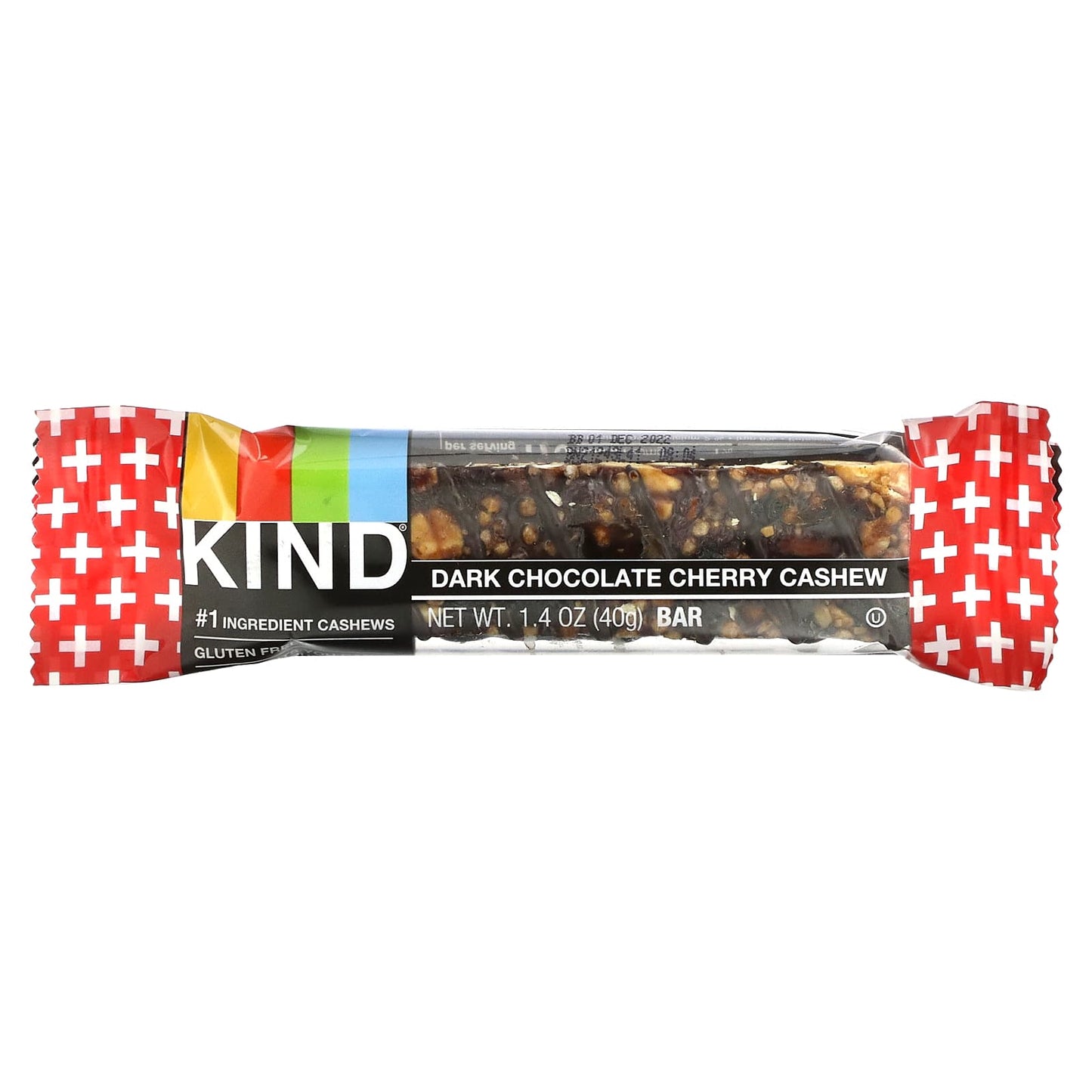 KIND Bars, Dark Chocolate Cherry Cashew, 12 Bars, 1.4 oz (40 g) Each