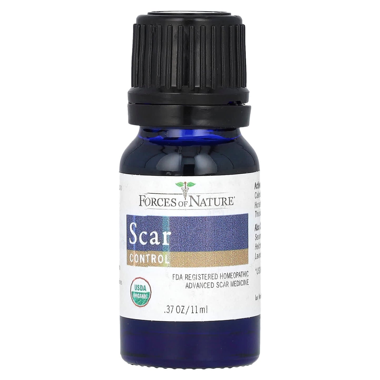 Forces of Nature, Scar, Organic Plant Medicine,  0.37 fl oz (11 ml)