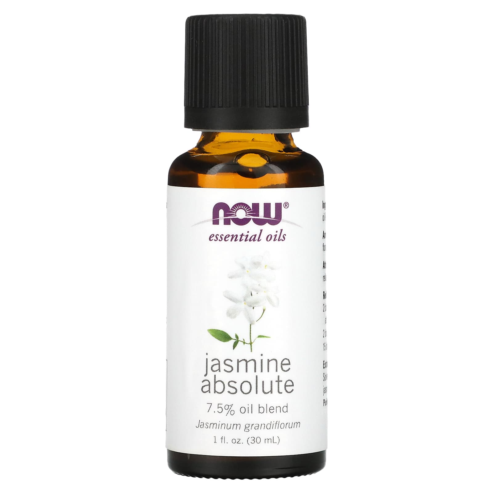 NOW Foods-Essential Oils-Jasmine Absolute-1 fl oz (30 ml)