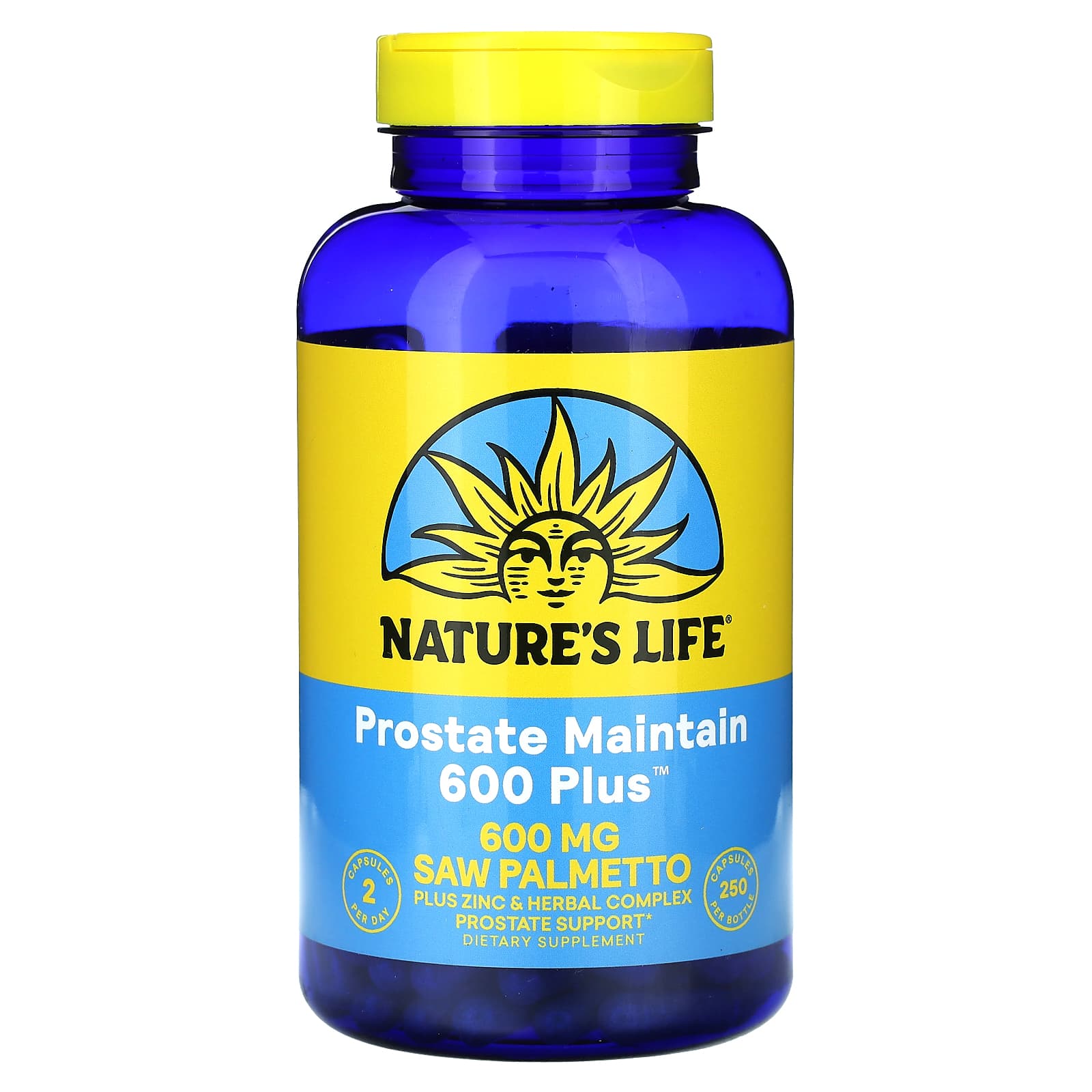 Nature's Life-Prostate Maintain 600 Plus-600 mg-250 Capsules (300 mg)