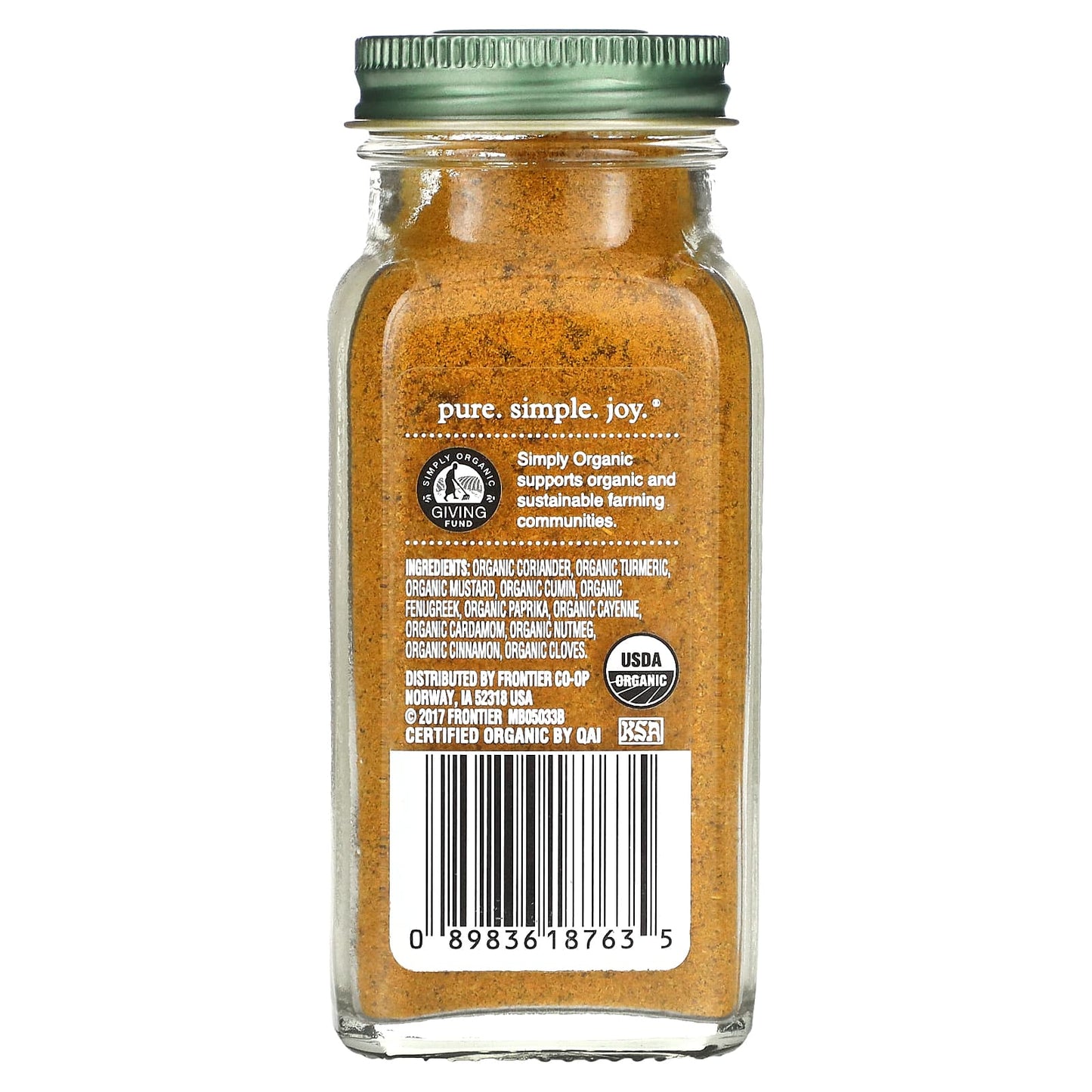 Simply Organic, Curry Powder, 3 oz (85 g)