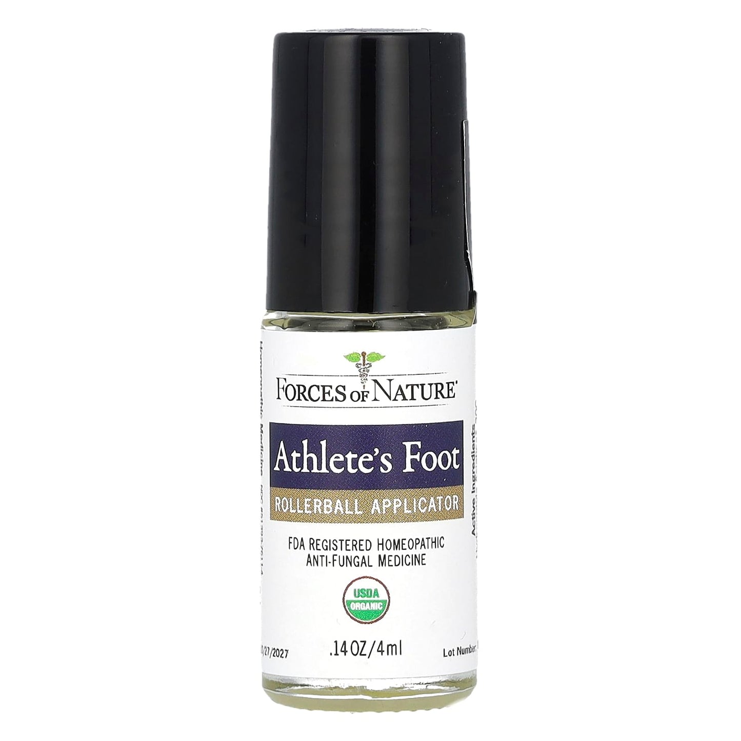 Forces of Nature, Athlete's Foot, Organic Plant Medicine, 0.14 fl oz (4 ml)