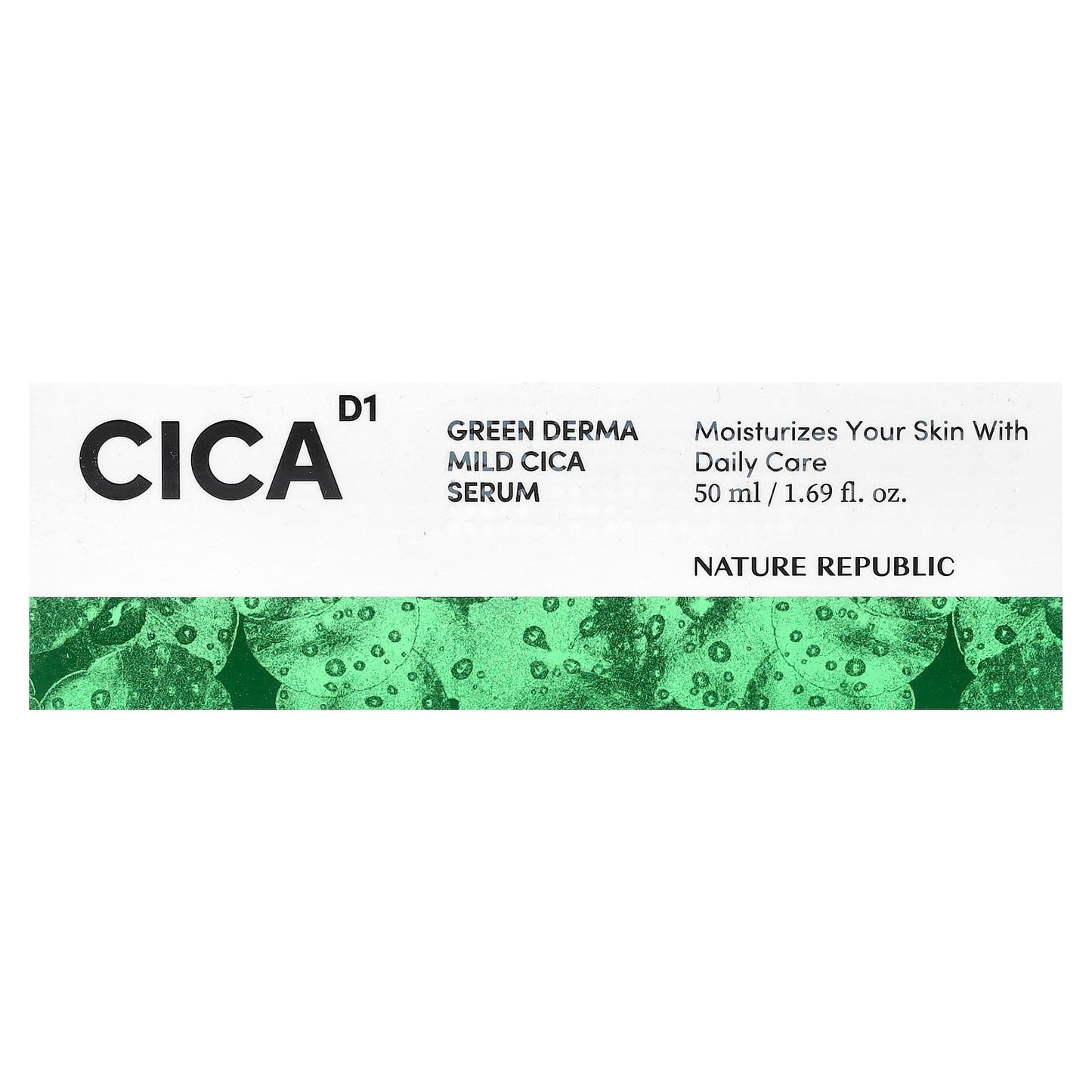 Nature Republic, Cica D1, Green Derma Mild Cica Serum, 1.69 fl oz (50 ml)